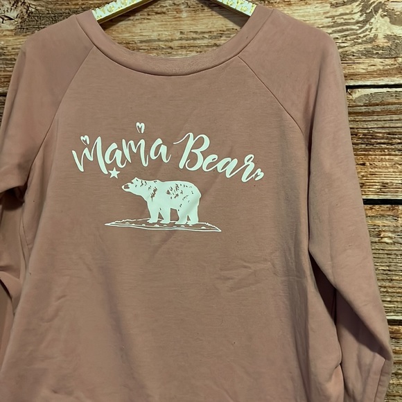 Feathers Maternity Blush Pink Sweatshirt - Picture 3 of 4